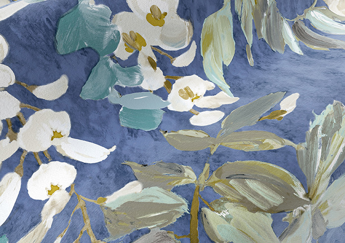 Wisteria, Marine - Made to Measure Curtains - Image 4